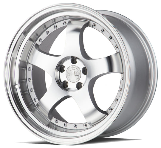 AH0318955114330SMF - Aodhan AH03 18X9.5 5X114.3 ET 30mm Silver with Machined Face - Aodhan Wheels Canada