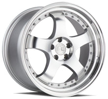 Charger l'image dans la galerie, AH0318955114330SMF - Aodhan AH03 18X9.5 5X114.3 ET 30mm Silver with Machined Face - Aodhan Wheels Canada