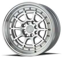 Charger l'image dans la galerie, AH0415804100114320SML - Aodhan AH04 15X8 4X100 / 4X114.3 ET 20mm Silver with Machined Face - Aodhan Wheels Canada
