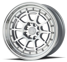Load image into Gallery viewer, AH0416804100114315SML - Aodhan AH04 16X8 4X114.3 / 4X100 ET 15mm Silver with Machined Face - Aodhan Wheels Canada