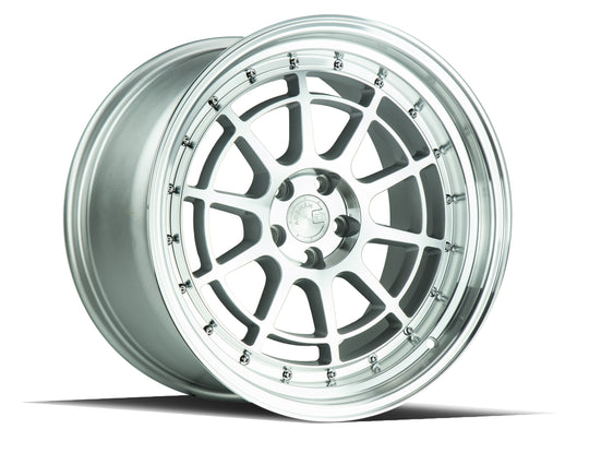 AH0418955114330SMF - Aodhan AH04 18X9.5 5X114.3 ET 30mm Silver with Machined Face - Aodhan Wheels Canada