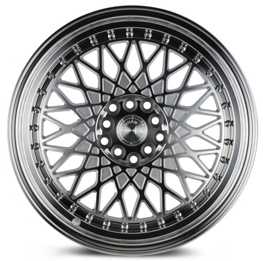 AH0517905100114325SMF - Aodhan AH05 17X9 5X114.3 / 5X100 ET 25mm Silver with Machined Face - Aodhan Wheels Canada
