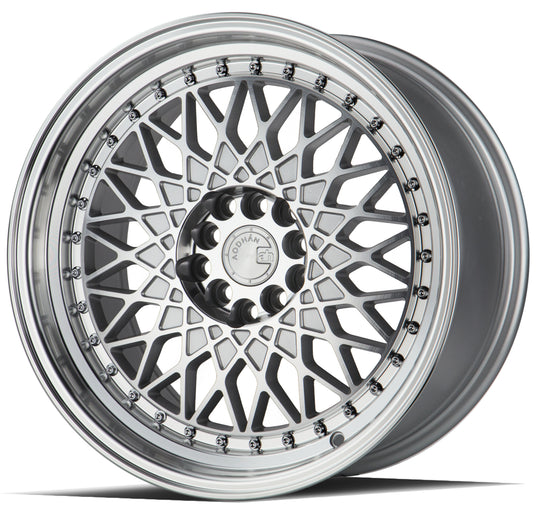 AH0517905100114325SMF - Aodhan AH05 17X9 5X114.3 / 5X100 ET 25mm Silver with Machined Face - Aodhan Wheels Canada