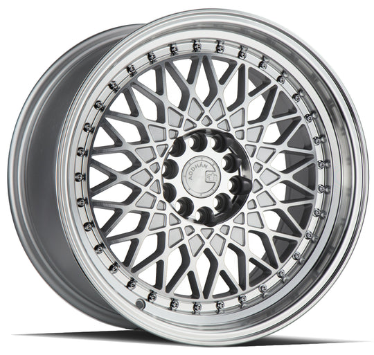 AH0517905100114325SMF - Aodhan AH05 17X9 5X114.3 / 5X100 ET 25mm Silver with Machined Face - Aodhan Wheels Canada