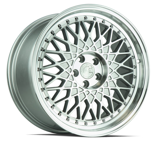 AH051885510035SMF - Aodhan AH05 18X8.5 5X100 ET 35mm Silver with Machined Face - Aodhan Wheels Canada