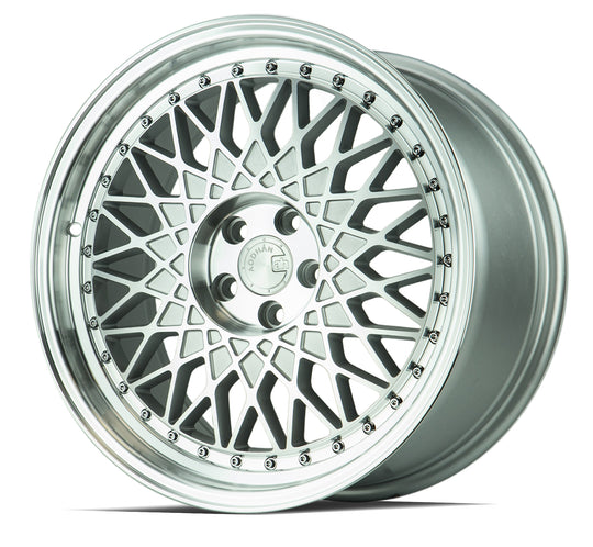 AH0518855114335SMF - Aodhan AH05 18X8.5 5X114.3 ET 35mm Silver with Machined Face - Aodhan Wheels Canada