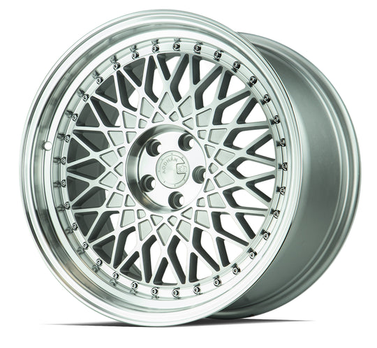 AH051895510035SMF - Aodhan AH05 18X9.5 5X100 ET 35mm Silver with Machined Face - Aodhan Wheels Canada