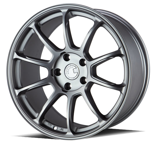 AH0618105114325MG - Aodhan AH06 18X10 5X114.3 ET 25mm Matte Gray - Aodhan Wheels Canada