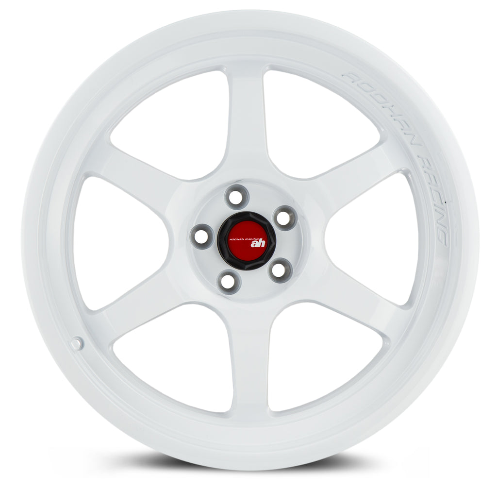 AH0818855114335FW - Aodhan AH08 18X8.5 5X114.3 35mm Gloss White - Aodhan Wheels Canada