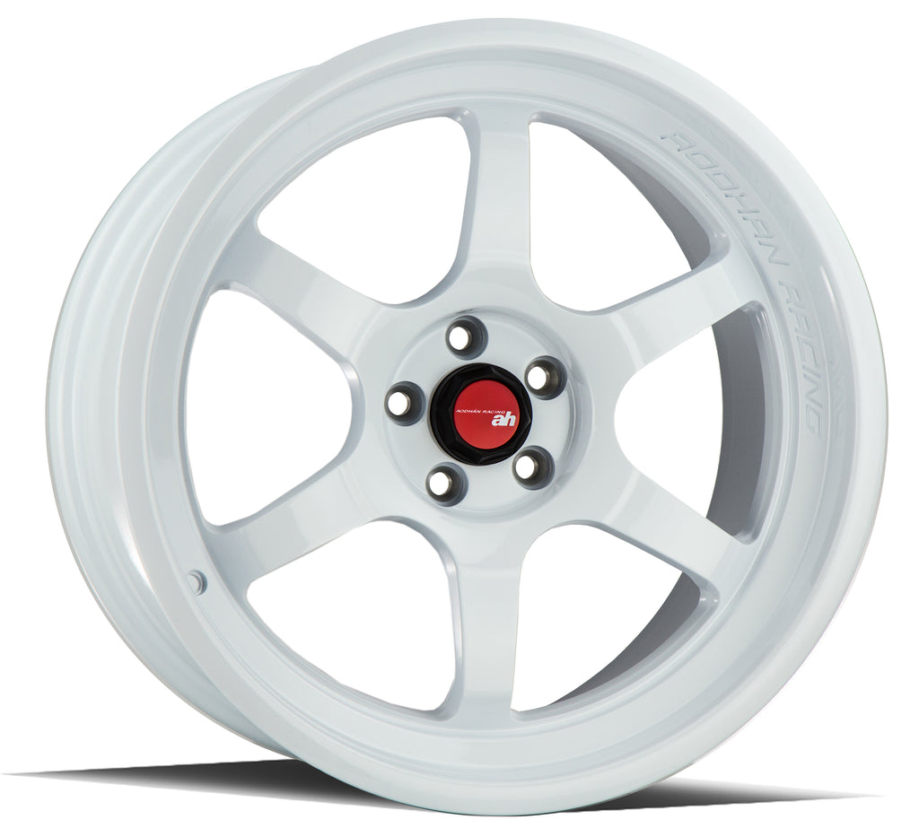 AH0818855114335FW - Aodhan AH08 18X8.5 5X114.3 35mm Gloss White - Aodhan Wheels Canada