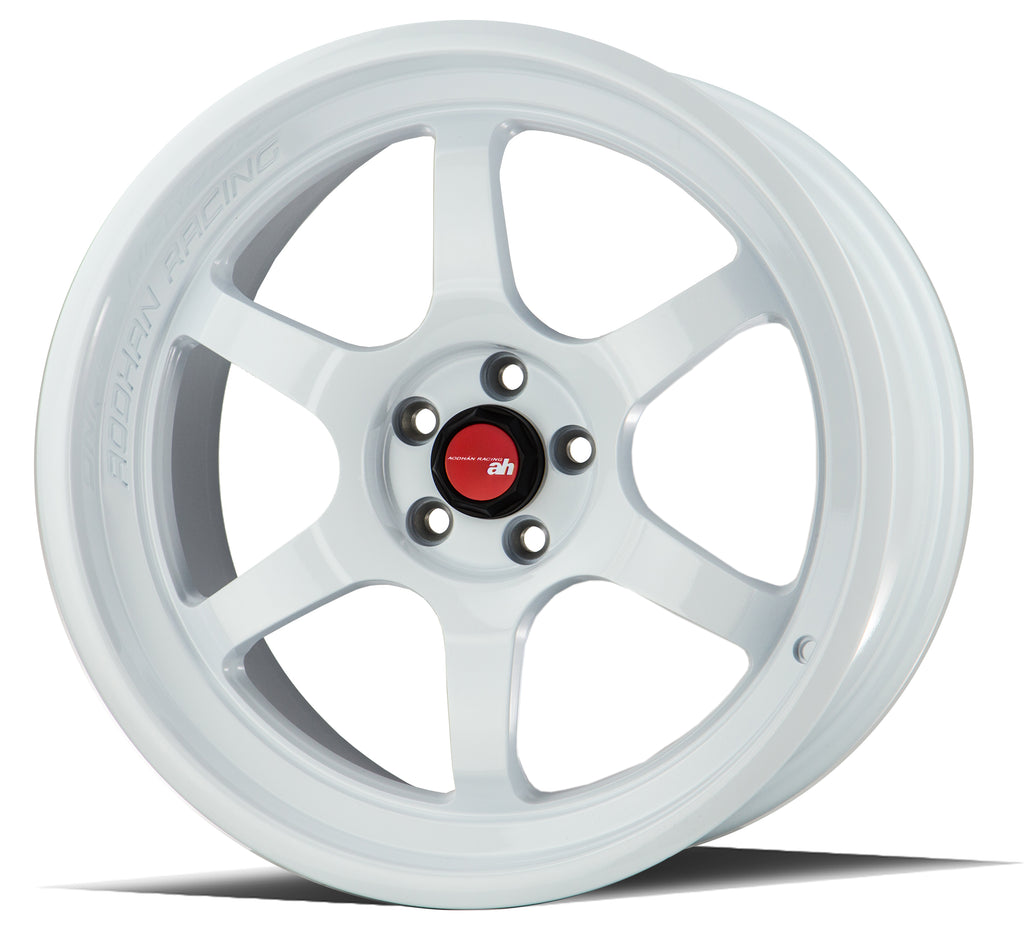 AH0818955114330FW - Aodhan AH08 18X9.5 5X114.3 30mm Gloss White - Aodhan Wheels Canada