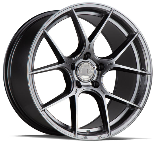 AH111885511235HB - Aodhan AH-11 18X8.5 5X112 ET 35mm Hyper Black - Aodhan Wheels Canada