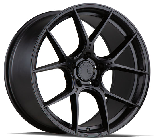 AH111885511235MB - Aodhan AH-11 18X8.5 5X112 ET 35mm Matte Black - Aodhan Wheels Canada