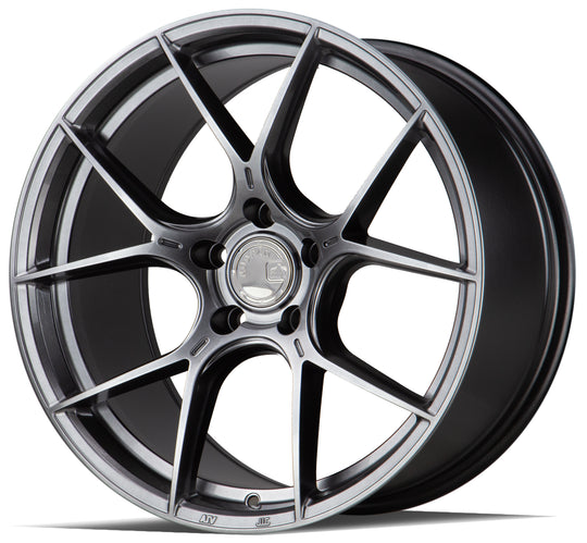 AH111885511435HB - Aodhan AH-11 18X8.5 5X114.3 ET 35mm Hyper Black - Aodhan Wheels Canada