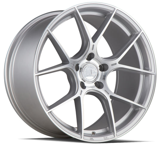 AH111885511435SMF - Aodhan AH-11 18X8.5 5X114.3 ET 35mm Gloss Silver Machined Face - Aodhan Wheels Canada