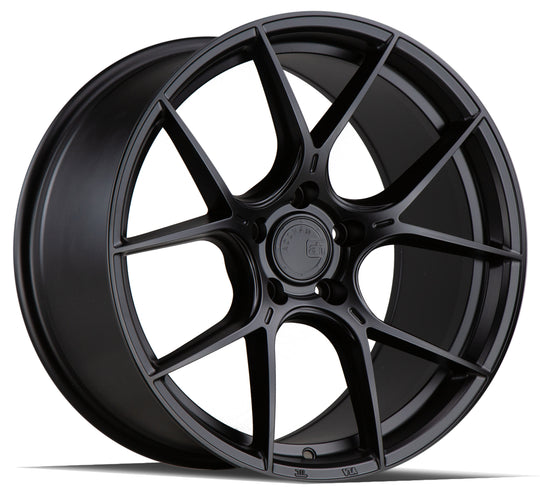 AH111885512035MB - Aodhan AH-11 18X8.5 5X120 ET 35mm Matte Black - Aodhan Wheels Canada