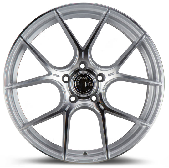 AH111885512035SMF - Aodhan AH-11 18X8.5 5X120 ET 35mm Gloss Silver Machined Face - Aodhan Wheels Canada