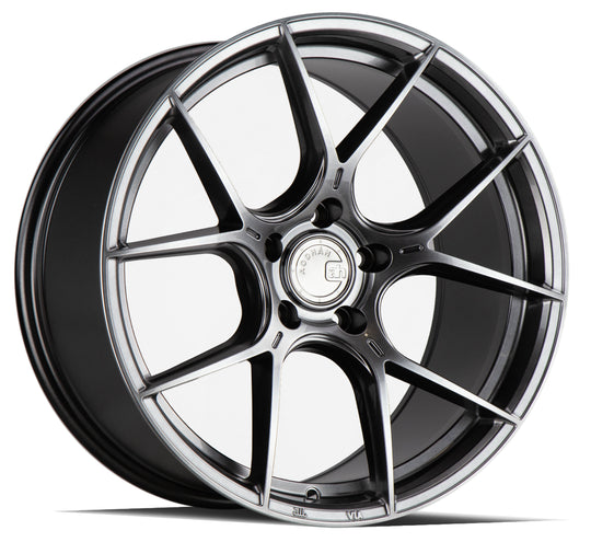 AH111895512035HB - Aodhan AH-11 18X9.5 5X120 ET 35mm Hyper Black - Aodhan Wheels Canada
