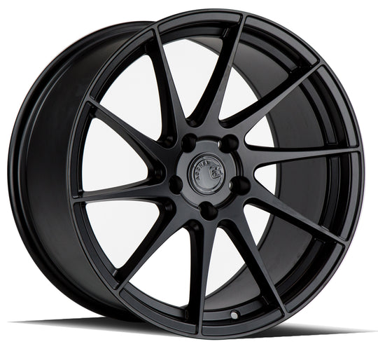 AH91885510835MB_D - Aodhan AH09 (Driver Side) 18X8.5 5X108 ET 35mm Matte Black - Aodhan Wheels Canada