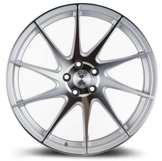AH91885511235SMF_D - Aodhan AH09 (Driver Side ) 18X8.5 5X112 ET 35mm Gloss Silver Machined Face - Aodhan Wheels Canada