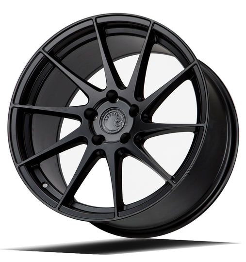 AH91885511435MB_P - Aodhan AH09 (Passenger Side) 18X8.5 5X114.3 ET 35mm Matte Black - Aodhan Wheels Canada