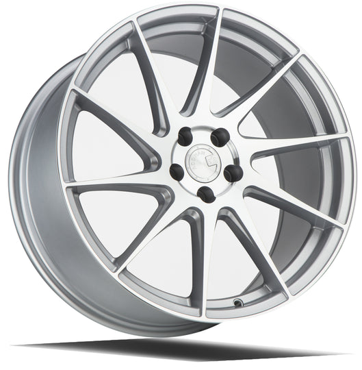 AH91885511435SMF_D - Aodhan AH09 (Driver Side ) 18X8.5 5X114.3 ET 35mm Gloss Silver Machined Face - Aodhan Wheels Canada