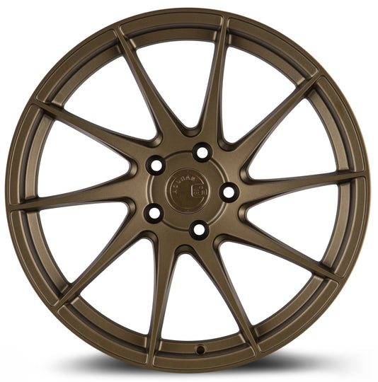 AH91895510035BZ_P - Aodhan AH09 (Passenger Side) 18X9.5 5X100 ET 35mm Matte Bronze - Aodhan Wheels Canada
