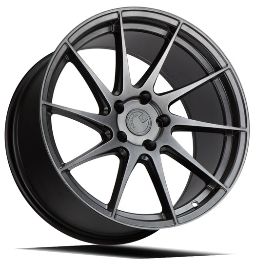 AH91895510035HB_D - Aodhan AH09 (Driver Side) 18X9.5 5X100 ET 35mm Hyper Black - Aodhan Wheels Canada