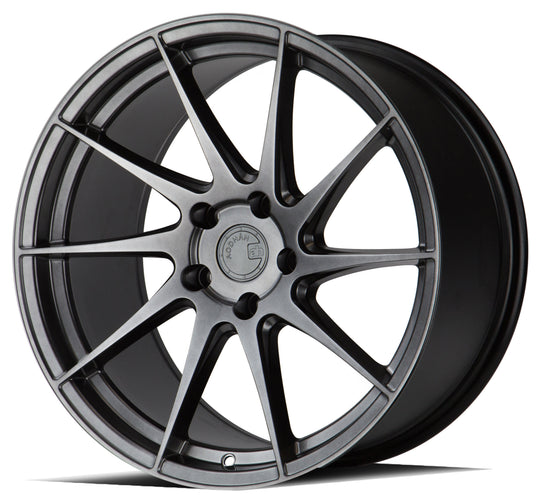 AH91895510035HB_P - Aodhan AH09 (Passenger Side) 18X9.5 5X100 ET 35mm Hyper Black - Aodhan Wheels Canada