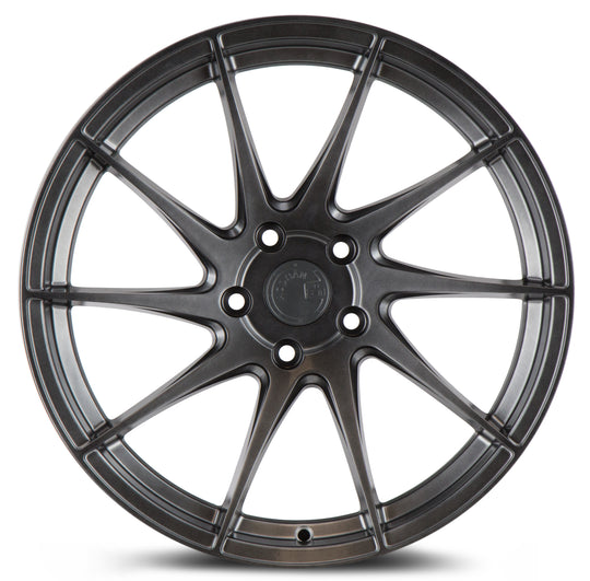 AH91895511235HB_D - Aodhan AH09 (Driver Side) 18X9.5 5X112 ET 35mm Hyper Black - Aodhan Wheels Canada