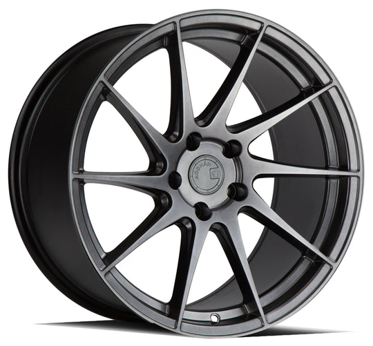 AH91895511435HB_D - Aodhan AH09 (Driver Side) 18X9.5 5X114.3 ET 35mm Hyper Black - Aodhan Wheels Canada