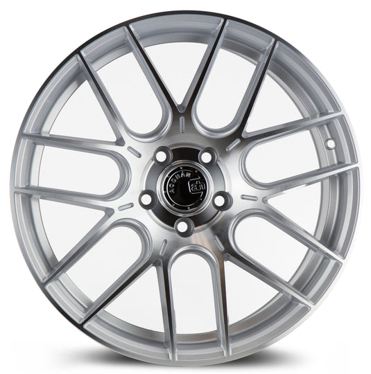 AHX1885512035SMF - Aodhan AH-X 18X8.5 5X120 ET 35mm Gloss Silver Machined Face - Aodhan Wheels Canada