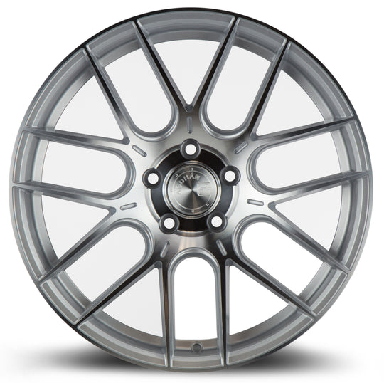 AHX1895512035SMF - Aodhan AH-X 18X9.5 5X120 ET 35mm Gloss Silver Machined Face - Aodhan Wheels Canada