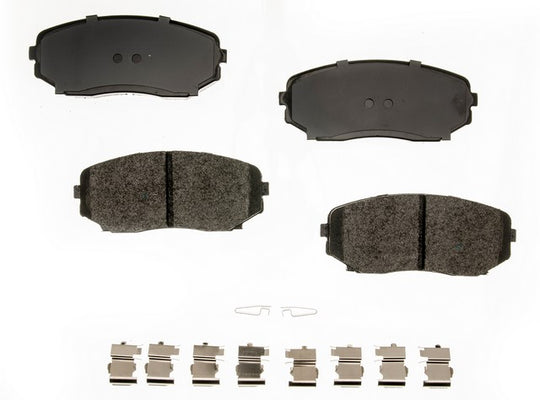ALD1258M Autologix Semi-Metallic Disc Brake Pad Set Agna Brakes