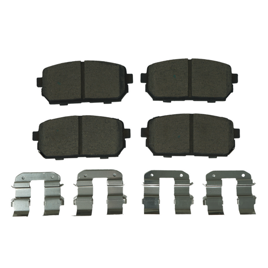 BRX1296 Bremex Ceramic Disc Brake Pad Set With Hardware Bremex Canada