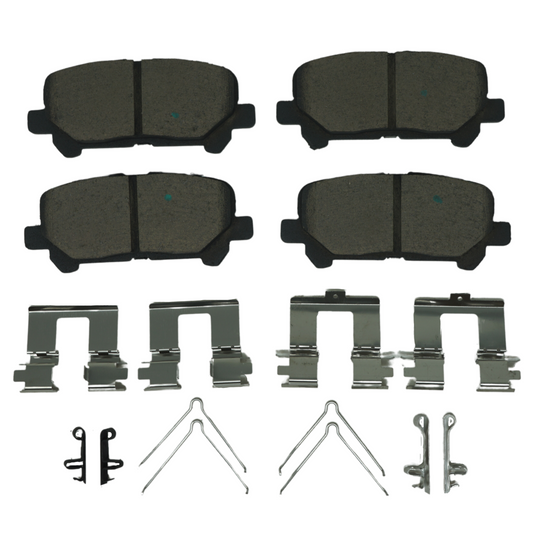 BRX1585 Bremex Ceramic Disc Brake Pad Set With Hardware Bremex Canada