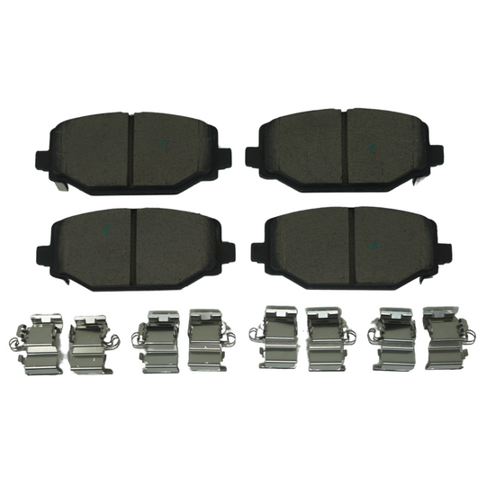 BRX1596 Bremex Ceramic Disc Brake Pad Set With Hardware Bremex Canada
