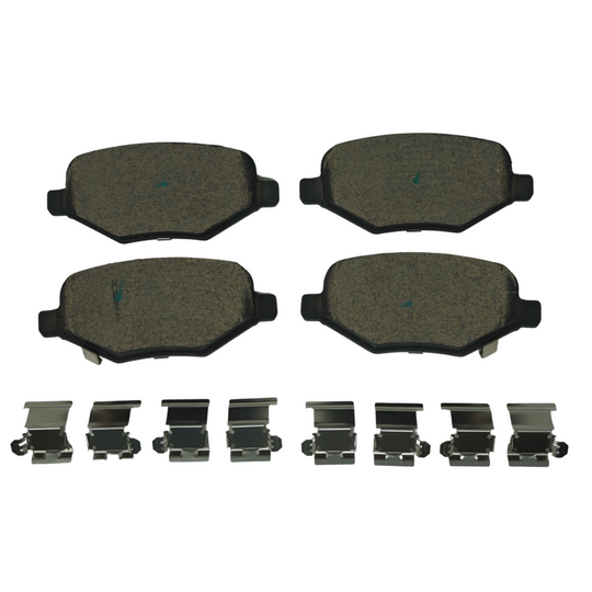 BRX1657 Bremex Ceramic Disc Brake Pad Set With Hardware Bremex Canada
