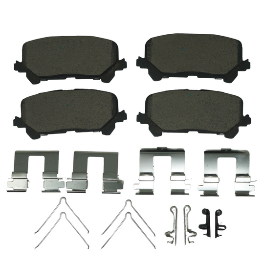 BRX1724 Bremex Ceramic Disc Brake Pad Set With Hardware Bremex Canada