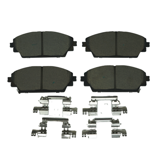 BRX1728 Bremex Ceramic Disc Brake Pad Set With Hardware Bremex Canada