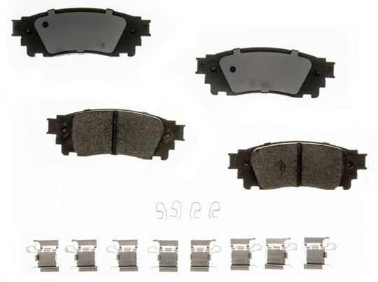 ALD1805M Autologix Semi-Metallic Disc Brake Pad Set Agna Brakes