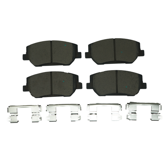 BRX2198 Bremex Ceramic Disc Brake Pad Set With Hardware Bremex Canada