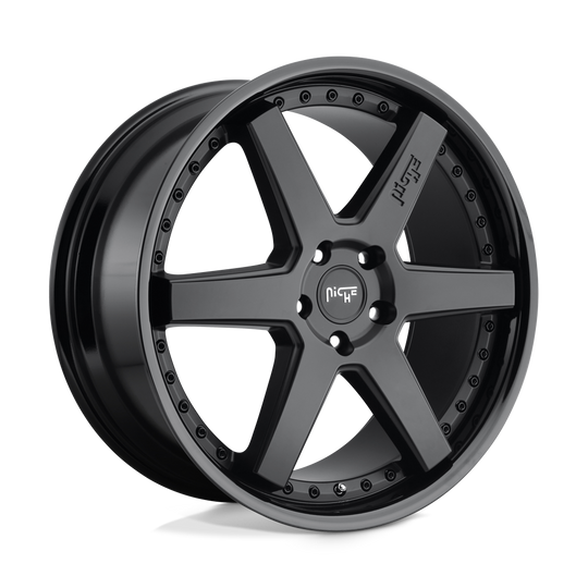 M192190021+40 - Niche M192 Altair 19X10 5X120  40mm Gloss Black Matte Black - Niche Wheels Canada