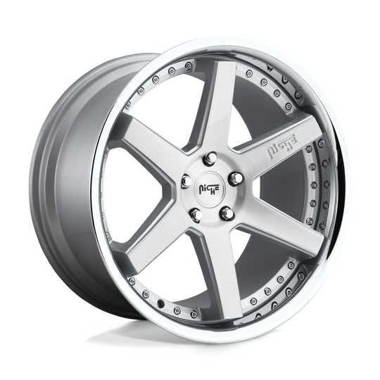 M193209065+35 - Niche M193 Altair 20X9 5X114.3  35mm Gloss Silver - Niche Wheels Canada
