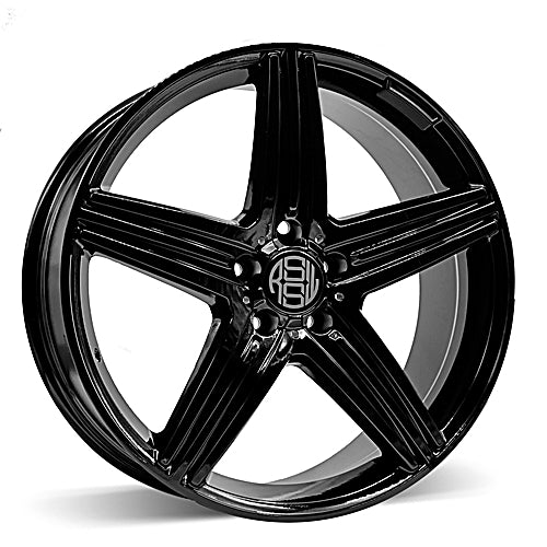 AME2080EGB - RSSW Exclusive 20X8.5 5X112 ET 42MM Bore 66.6MM Gloss Black - RSSW Wheels Canada