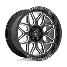 Load image into Gallery viewer, AC001BB22106818N - American Force AC001 Rush 22X10 6X139.7 -18 mm Gloss Black Milled - American Force Wheels Canada