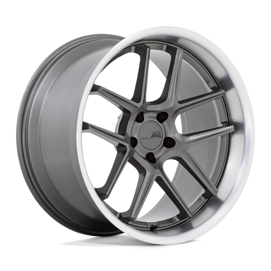 AR942AD20111506N - American Racing AR942 20X11 5X115 -6 mm Matte Gunmetal With Machined Lip - American Racing Wheels Canada