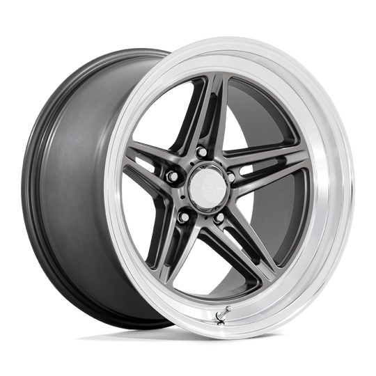 VN514AD18803400 - American Racing VN514 Groove 18X8 5X120.65  0mm Anthracite With Diamond Cut Lip - American Racing Wheels Canada