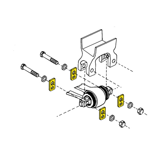 K100027 Alignment Shim MOOG Chassis Products Canada