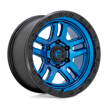Charger l'image dans la galerie, D79020008947 - Fuel Off-Road D790 Ammo 20X10 6X135 -18 mm Blue With Black Lip - Fuel Off-Road Wheels Canada
